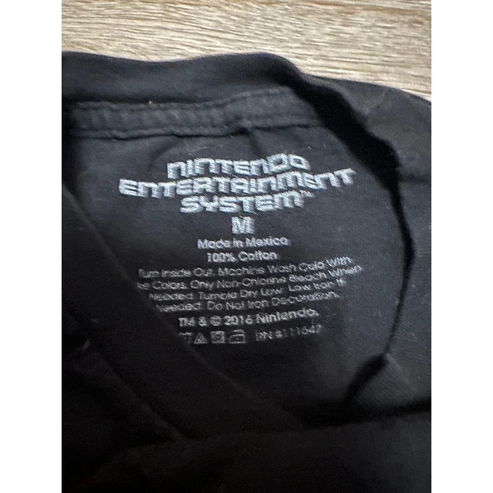 Nintendo‎ Entertainment System NES Console Zapper Graphic T-Shirt Mens M Black